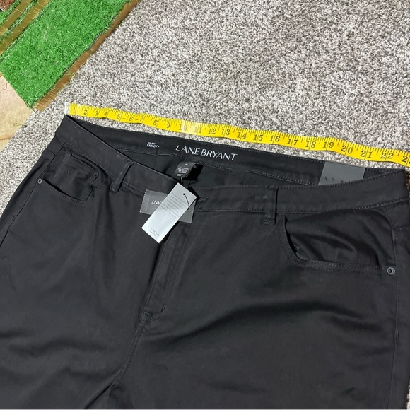 New! Lane Bryant Plus Size 28 Black Mid Rise Skinny Pants Retail $70 - Picture 7 of 12